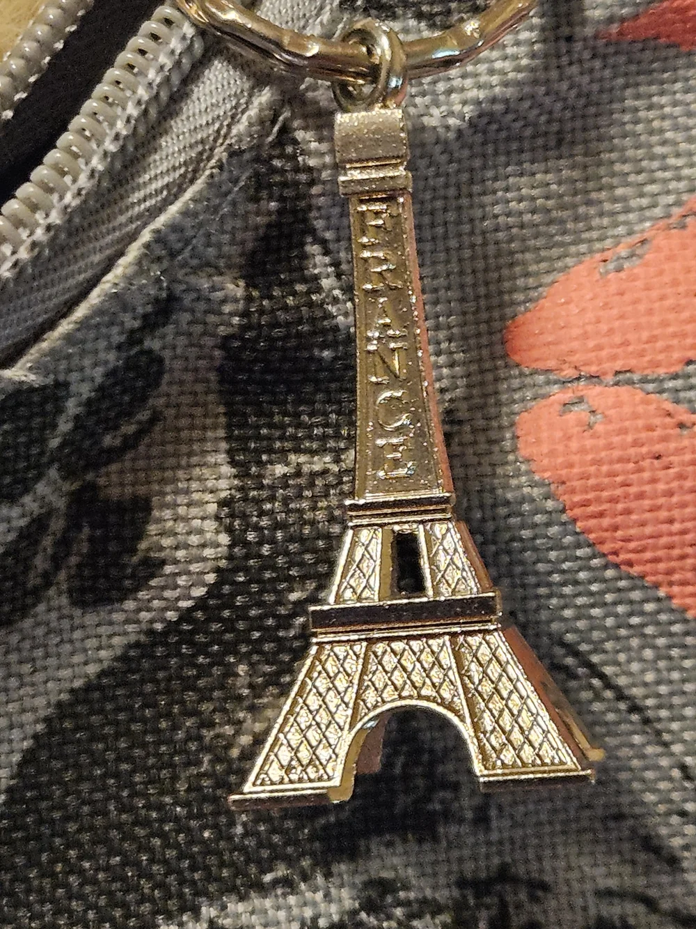 Glamour Paris Grey Canvas Boho Bag